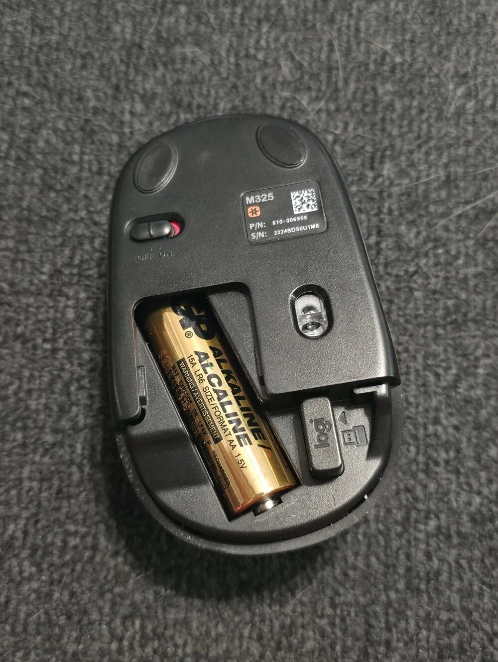 Logitech Black Wireless Mouse